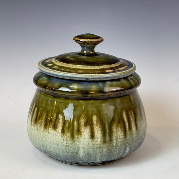 Blue Ash Lidded Jar