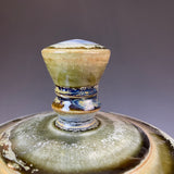 Blue Ash Lidded Jar