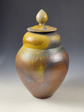 Lidded Jar Wood Fired