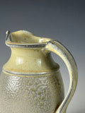 Wood/Soda Fired Yellow Salt Pitcher
