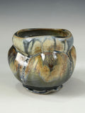 Wavy Tea Bowl- Blue Ash