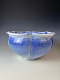 Bowl, centerpiece with Grandma's Blue Glaze