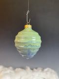 Blue Green Gradient Christmas Ornament