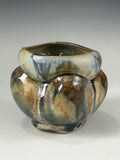 Wavy Tea Bowl- Blue Ash