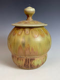 Ash Wood Fired Lidded Jar