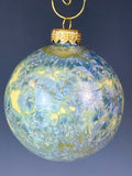 Blue Crystalline Ornament