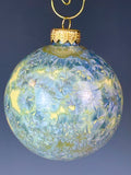 Blue Crystalline Ornament