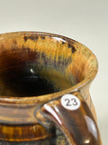 Tan Ash Mug-Two Finger