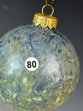 Blue Crystalline Ornament