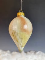 Teardrop Wood Fired Christmas Ornament (9941