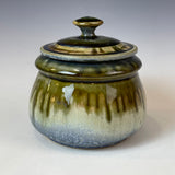 Blue Ash Lidded Jar