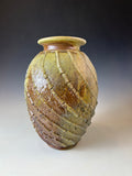 Crusty Wood Fired Vase