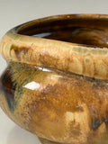 Wavy Tea Bowl- Tan Ash