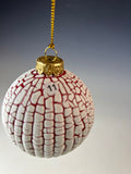 Santa's Red Crawling Christmas Ornament