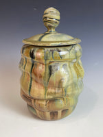 Wood Fired Lidded Jar