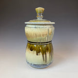 Blue Ash Lidded Jar
