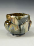 Wavy Tea Bowl- Blue Ash