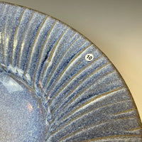 Slip Decorated Bowl with Grandma's Blue Glaze