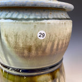 Blue Ash Lidded Jar