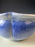 Bowl, centerpiece with Grandma's Blue Glaze
