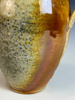 Yellow Salt Pitcher Wood Fired