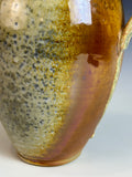 Yellow Salt Pitcher Wood Fired