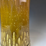 Tall Tan Ash Lidded Jar