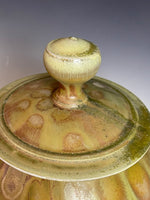 Ash Wood Fired Lidded Jar