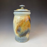 Blue Ash Lidded Jar