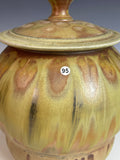 Ash Wood Fired Lidded Jar