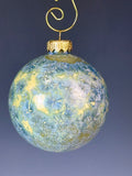 Blue Crystalline Ornament