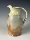 Wood/Soda Fired Yellow Salt Pitcher