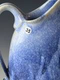 Squeeze Milk Pitcher, Grandma's Blue