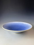 Bowl, centerpiece with Grandma's Blue Glaze