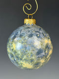 Blue Crystalline Ornament