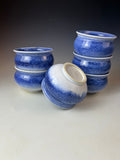Belly Bowls in Grandma's Blue
