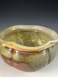 Wood Fired Yellow Salt Bowl