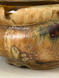 Wavy Tea Bowl- Tan Ash