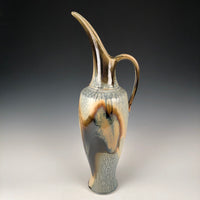 Large Blue Ash Ewer