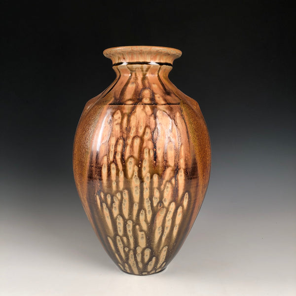 Tan Ash Vase